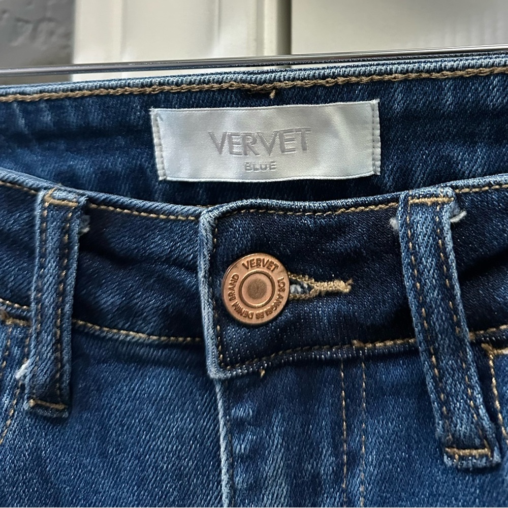Vervet Women's Flare & Wide Leg Jeans - Blue Size 25 - Picture 3 of 5
